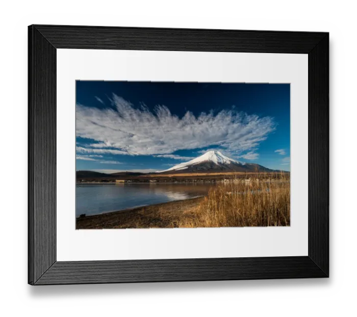 Framed Print : Winter Fuji Framed Print : Winter Fuji