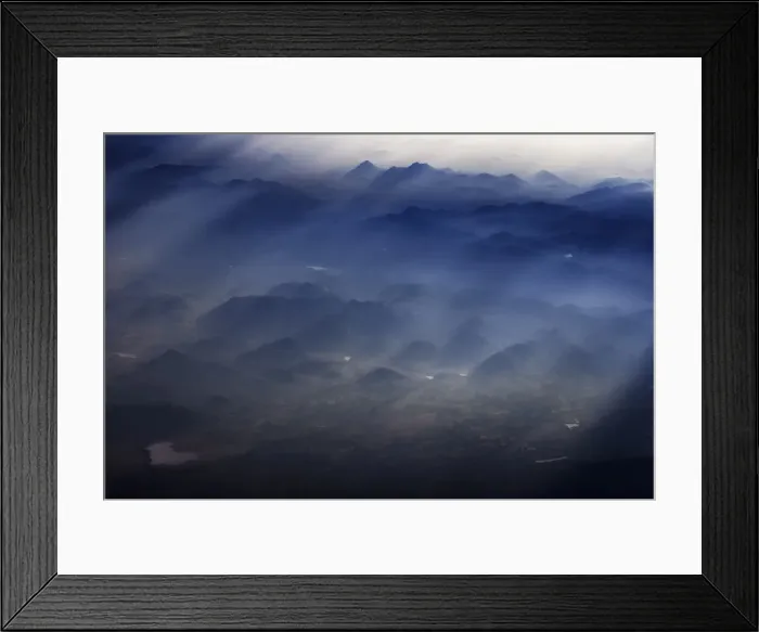 Framed Print : Morning lights over western Ghats Framed Print : Morning lights over western Ghats