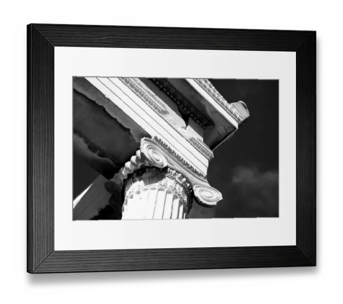 Framed Print : Mono ionic capital at corner of Erechtheion Framed Print : Mono ionic capital at corner of Erechtheion
