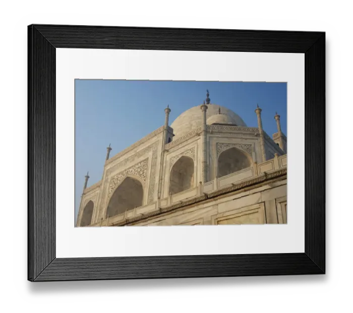 Framed Print : Low angle view of the side of the Taj Mahal Framed Print : Low angle view of the side of the Taj Mahal