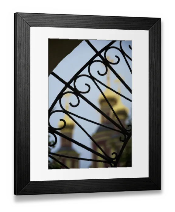 Framed Print : Onion-domed Russian church Framed Print : Onion-domed Russian church