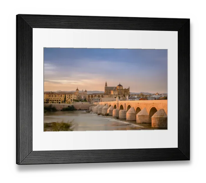 Framed Print : Mezquita Cordoba Mosque-Cathedral, Roman Bridge Framed Print : Mezquita Cordoba Mosque-Cathedral, Roman Bridge