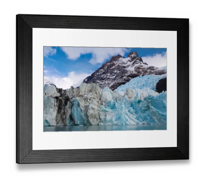 Framed Print : Upsala Glacier and Lago Argentino in Argentina Framed Print : Upsala Glacier and Lago Argentino in Argentina