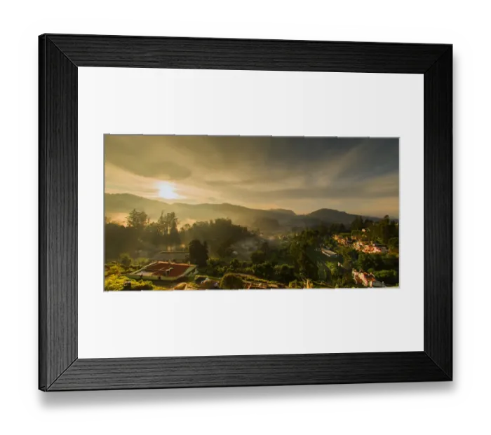 Framed Print : Misty dawn in Ooty Framed Print : Misty dawn in Ooty