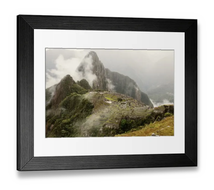 Framed Print : Peru, Urubamba Province, Cusco, View to Machu Picchu Framed Print : Peru, Urubamba Province, Cusco, View to Machu Picchu