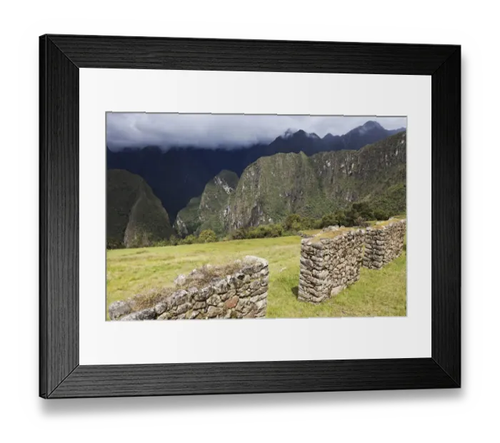 Framed Print : Peru, Urubamba Province, Cusco, View to Machu Picchu Framed Print : Peru, Urubamba Province, Cusco, View to Machu Picchu