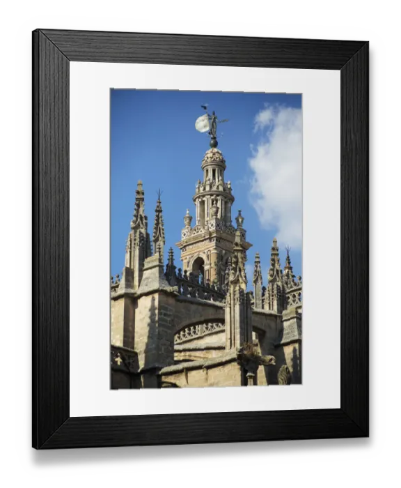 Framed Print : Seville Cathedral, the third largest church in the world