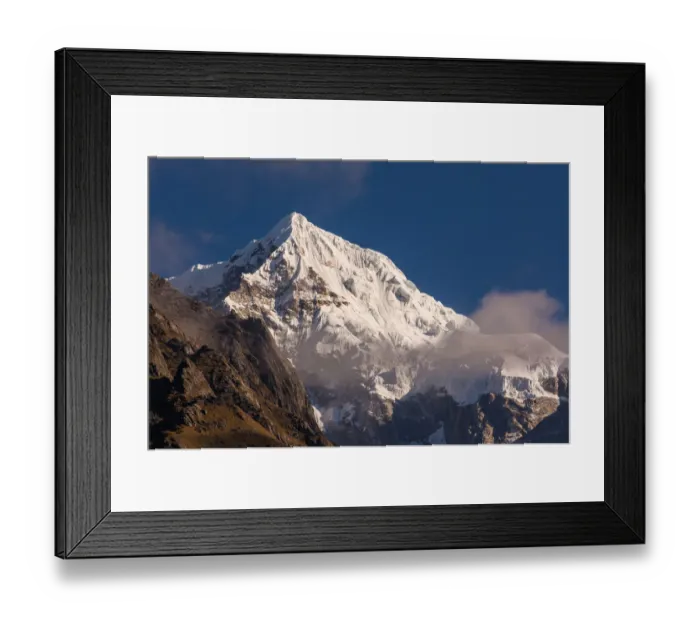Framed Print : Taboche mountain peak from Tengboche village Framed Print : Taboche mountain peak from Tengboche village
