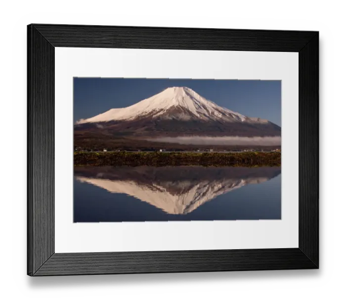 Framed Print : Upside down Fuji Framed Print : Upside down Fuji