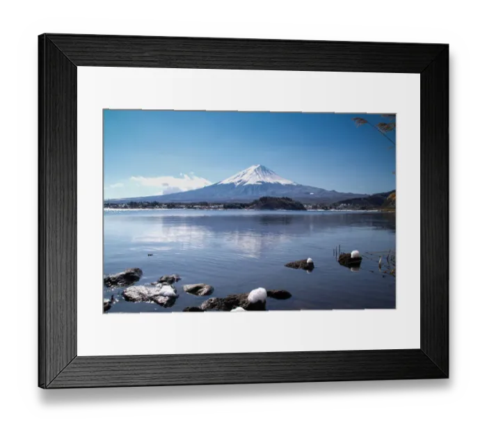 Framed Print : Winter sunny Fuji Framed Print : Winter sunny Fuji