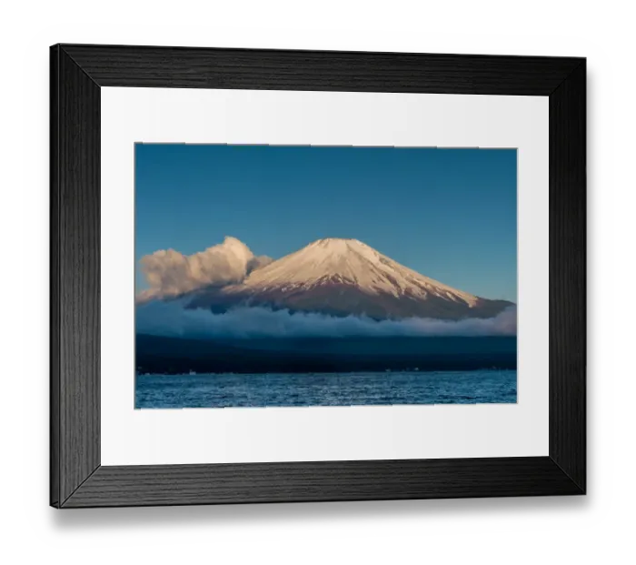 Framed Print : Morning sun shines Fuji Framed Print : Morning sun shines Fuji
