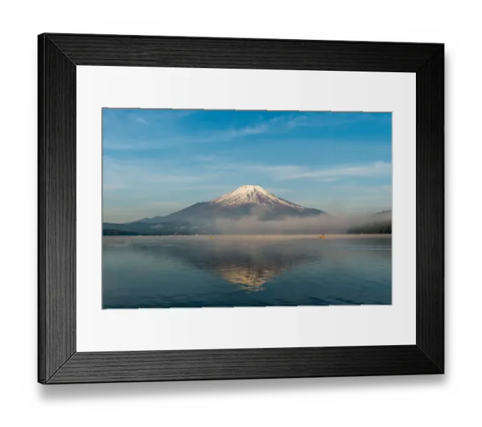 Framed Print : Lake Yamanaka Spring scenery Framed Print : Lake Yamanaka Spring scenery