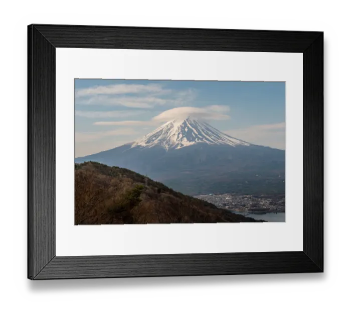 Framed Print : Fuji view from Misaka Pass Framed Print : Fuji view from Misaka Pass