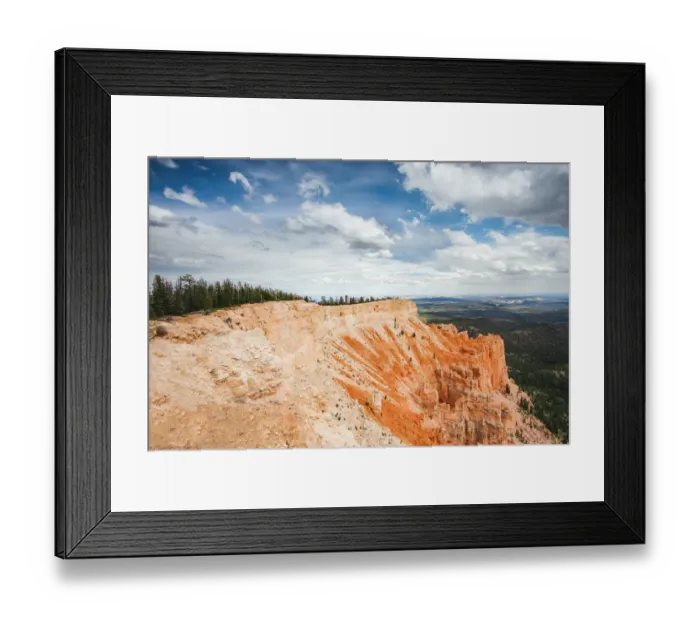 Framed Print : Inspiration Point View, Bryce