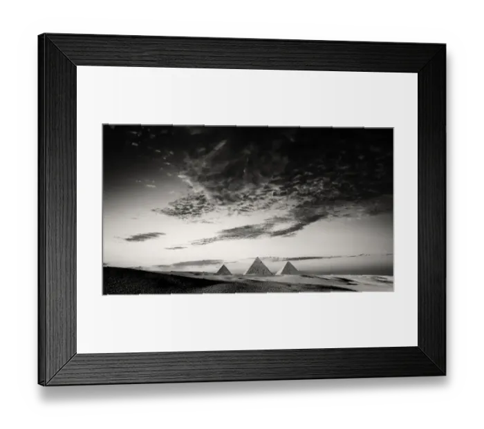 Framed Print : Sunset at the pyramids, Giza, Egypt Framed Print : Sunset at the pyramids, Giza, Egypt