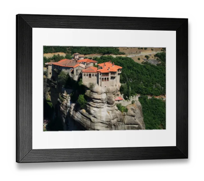Framed Print : Monastery of VarlaAam in Meteora Framed Print : Monastery of VarlaAam in Meteora