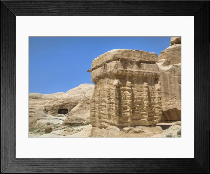 Framed Print : Djinn blocks, dating from 50 BC to 50 AD Framed Print : Djinn blocks, dating from 50 BC to 50 AD