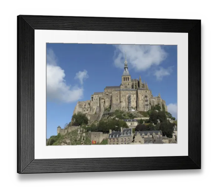 Framed Print : Le Mont Saint-Michel, Normandy, France Framed Print : Le Mont Saint-Michel, Normandy, France
