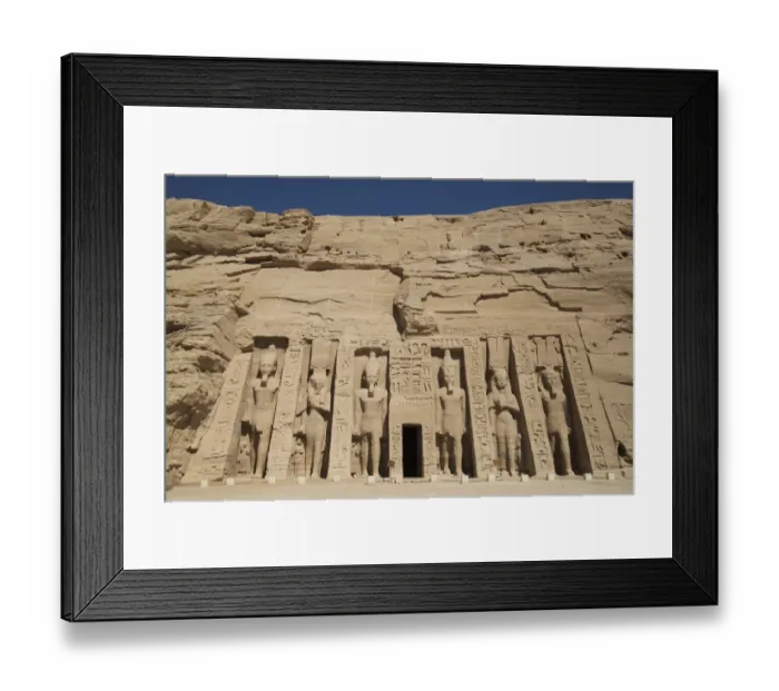 Framed Print : Hathor Temple of Queen Nefertari, Abu Simbel Temples Framed Print : Hathor Temple of Queen Nefertari, Abu Simbel Temples