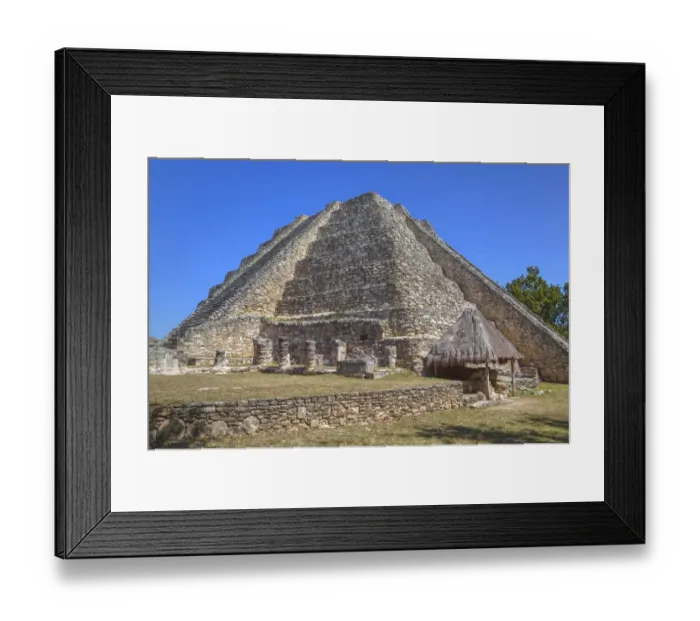 Framed Print : Castillo de Kukulcan, Mayapan Mayan archaeological site Framed Print : Castillo de Kukulcan, Mayapan Mayan archaeological site