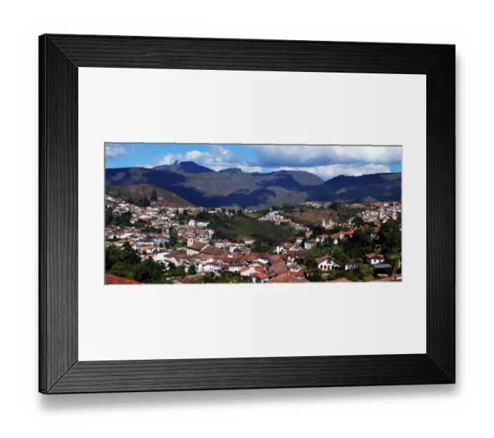 Framed Print : Ouro Preto - [ World Heritage Site by UNESCO ]
