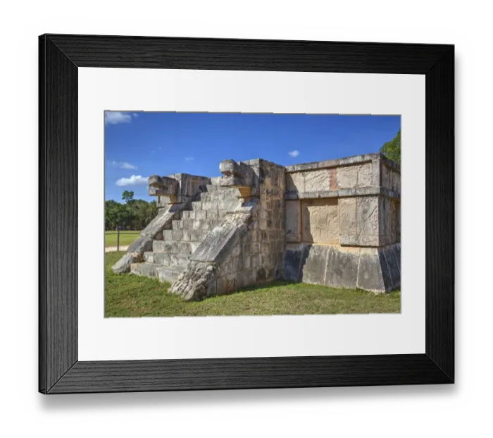 Framed Print : Platform of the eagles and jaguars, Chichen Itza Framed Print : Platform of the eagles and jaguars, Chichen Itza