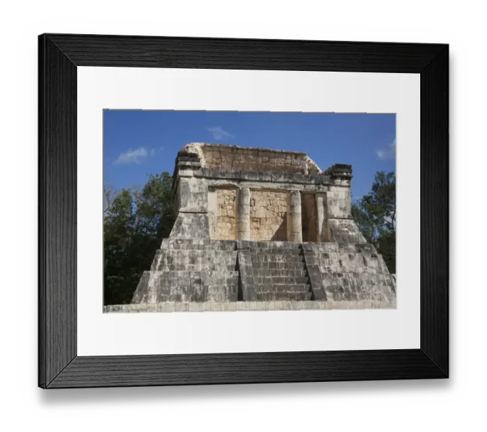 Framed Print : Temple of the Bearded Man, Chichen Itza Framed Print : Temple of the Bearded Man, Chichen Itza