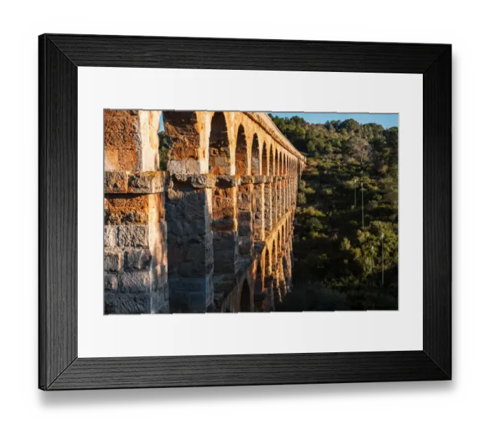 Framed Print : Devilas Bridge in Tarragona Framed Print : Devilas Bridge in Tarragona