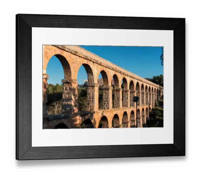 Framed Print : Devilas Bridge in Tarragona Framed Print : Devilas Bridge in Tarragona