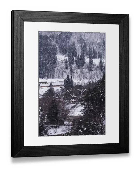 Framed Print : Shirakawago Village Framed Print : Shirakawago Village