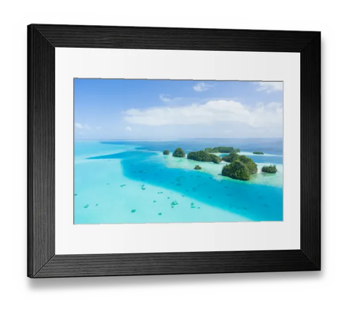 Framed Print : Tropical paradise islands and clear blue sea Framed Print : Tropical paradise islands and clear blue sea