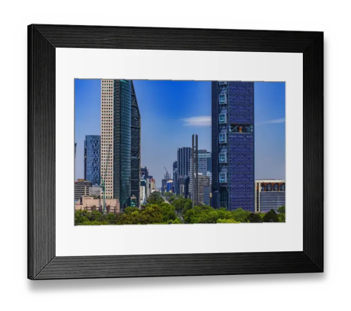 Framed Print : Mexico City Landscape Framed Print : Mexico City Landscape