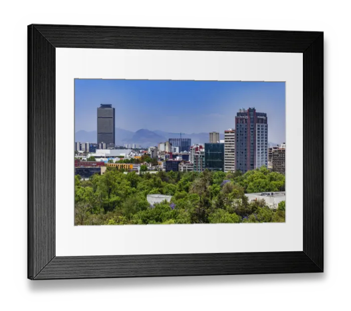 Framed Print : Mexico City Landscape Framed Print : Mexico City Landscape