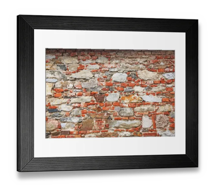 Framed Print : Brick Wall Framed Print : Brick Wall
