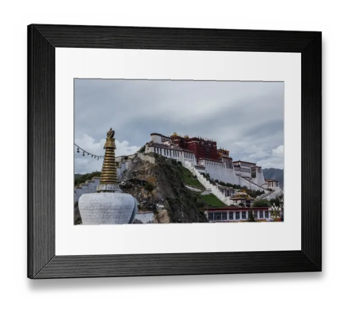 Framed Print : The Potala Palace, Lhasa, Tibet, China Framed Print : The Potala Palace, Lhasa, Tibet, China