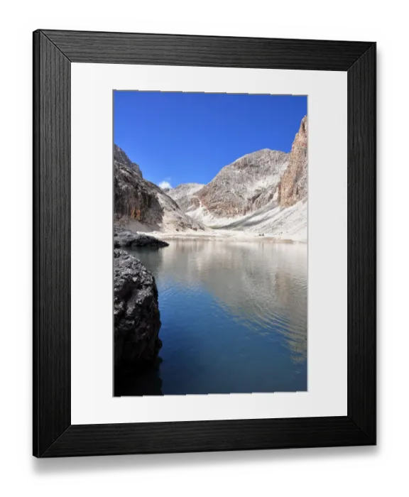Framed Print : Lago di Antermoia, Rosengarten group, Dolomites, Trentino-Alto Adige / South Tyrol, Italy Framed Print : Lago di Antermoia, Rosengarten group, Dolomites, Trentino-Alto Adige / South Tyrol, Italy