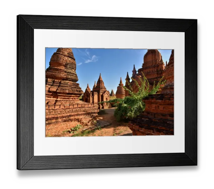 Framed Print : Khay Min Gha Temple Buddhist Temple Unesco Myanmar Framed Print : Khay Min Gha Temple Buddhist Temple Unesco Myanmar