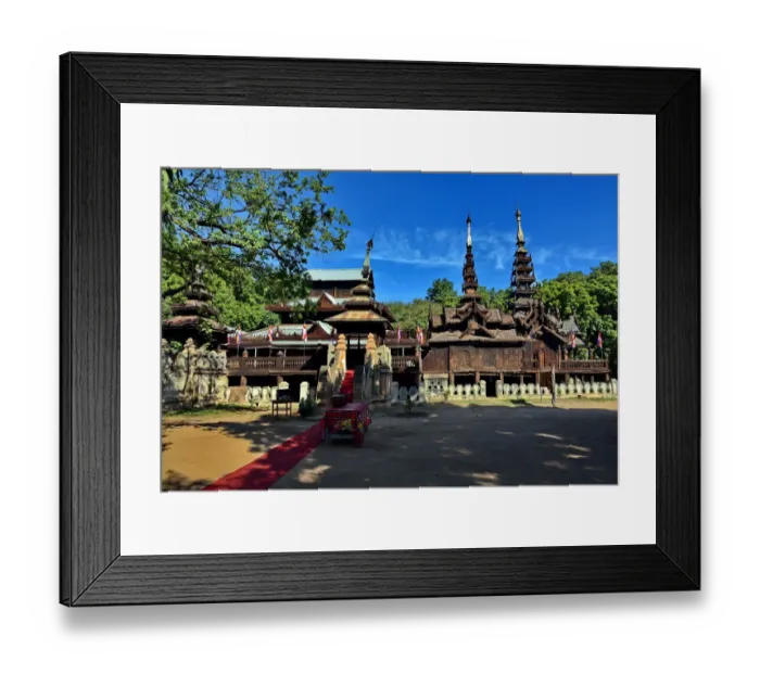 Framed Print : Bagan Buddhist monastery Unesco Myanmar