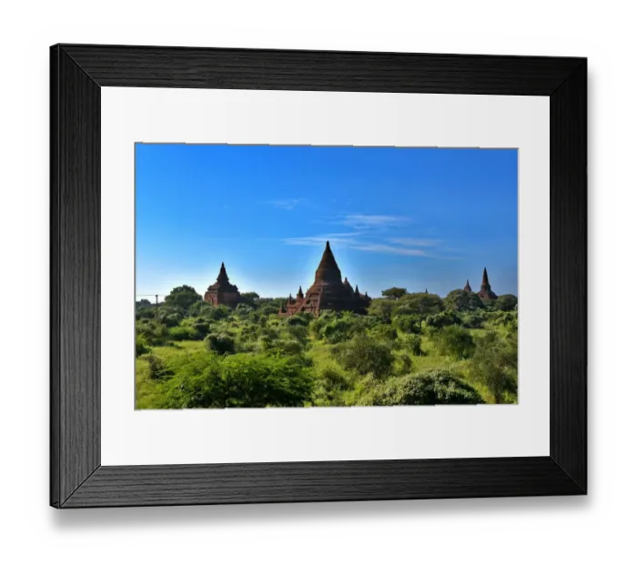 Framed Print : Bagan Buddhist Temple Unesco Myanmar Framed Print : Bagan Buddhist Temple Unesco Myanmar