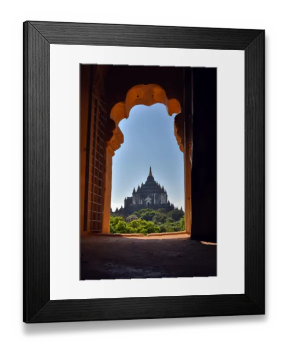 Framed Print : Bagan Buddhist Temple Unesco Myanmar Framed Print : Bagan Buddhist Temple Unesco Myanmar