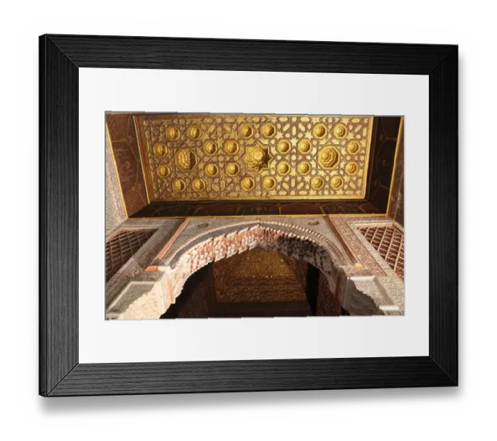 Framed Print : Saadian Tombs in Marrakech Framed Print : Saadian Tombs in Marrakech
