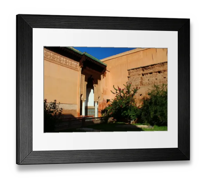 Framed Print : Saadian Tombs in Marrakech Framed Print : Saadian Tombs in Marrakech