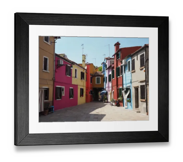 Framed Print : Living among the colors, Burano Framed Print : Living among the colors, Burano