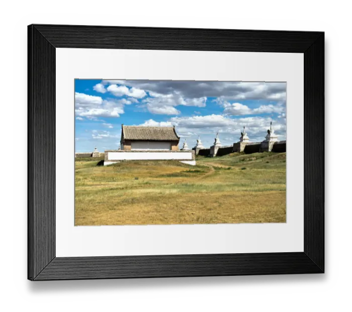 Framed Print : Erdene Zuu Monastery at city of Karakorum of A-vAorkhangai Province Mongolia Framed Print : Erdene Zuu Monastery at city of Karakorum of A-vAorkhangai Province Mongolia