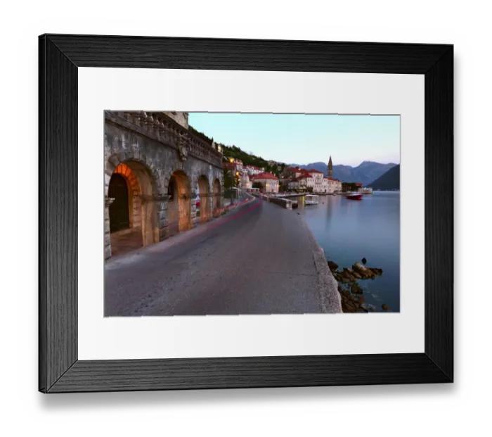 Framed Print : Perast, Kotor Bay, Montenegro Framed Print : Perast, Kotor Bay, Montenegro