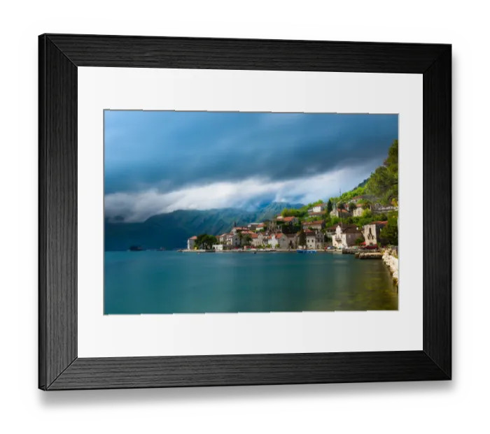 Framed Print : Perast, Kotor Bay, Montenegro Framed Print : Perast, Kotor Bay, Montenegro