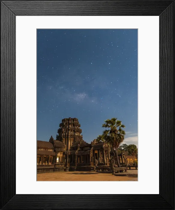 Framed Print : Milky Way over Angkor Wat Framed Print : Milky Way over Angkor Wat