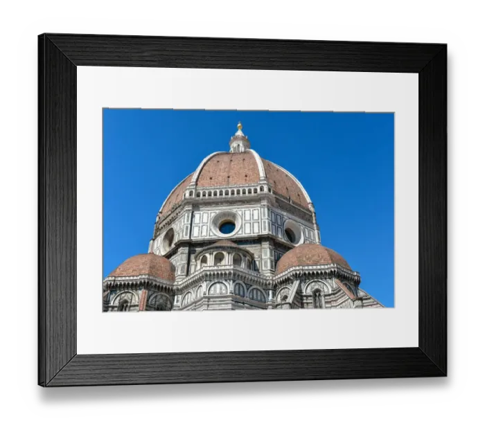 Framed Print : The Brunelleschi dome and two apses of the Santa Maria del Fiore cathedral Framed Print : The Brunelleschi dome and two apses of the Santa Maria del Fiore cathedral