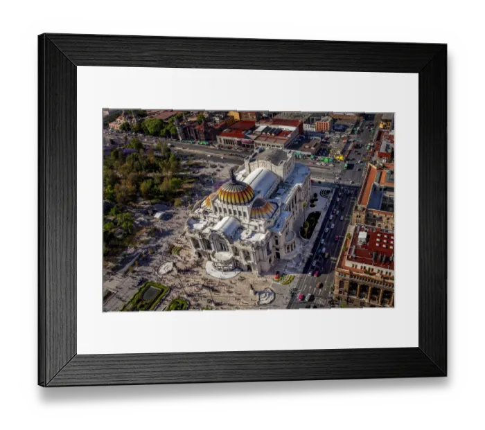 Framed Print : Mexico City Aerial view Framed Print : Mexico City Aerial view