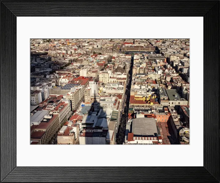 Framed Print : Mexico City Aerial view Framed Print : Mexico City Aerial view